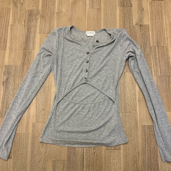 Lovers and Friends Grey Top Small - Picture 1 of 4